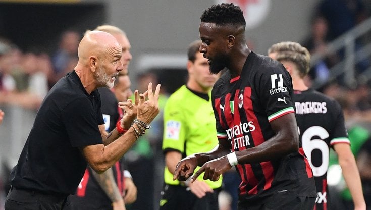Pioli parla con Origi