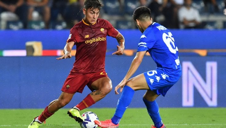 Le pagelle di Empoli-Roma: saracinesca Vicario, Dybala fa la differenza 