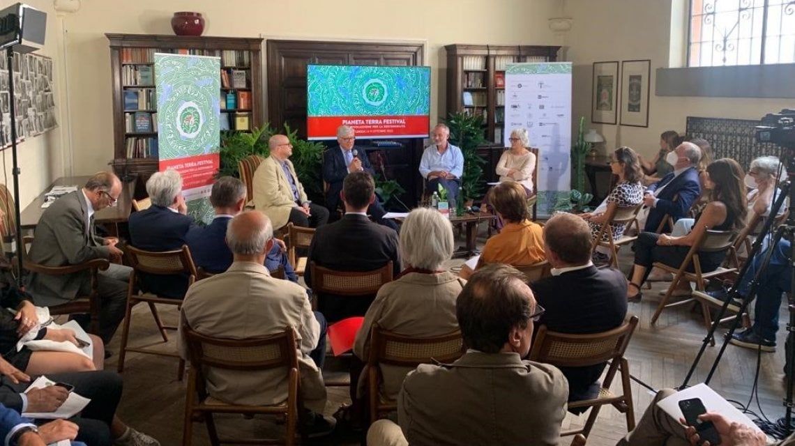 Il lancio del Pianeta Terra Festival nella sede romana degli Editori Laterza