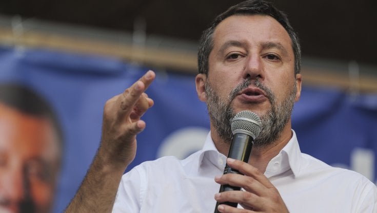 Il leader della Lega, Matteo Salvini