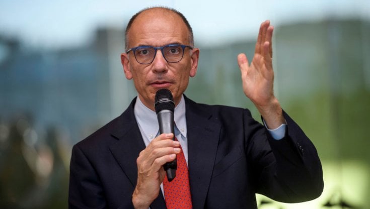 Il segretario del Pd Enrico Letta