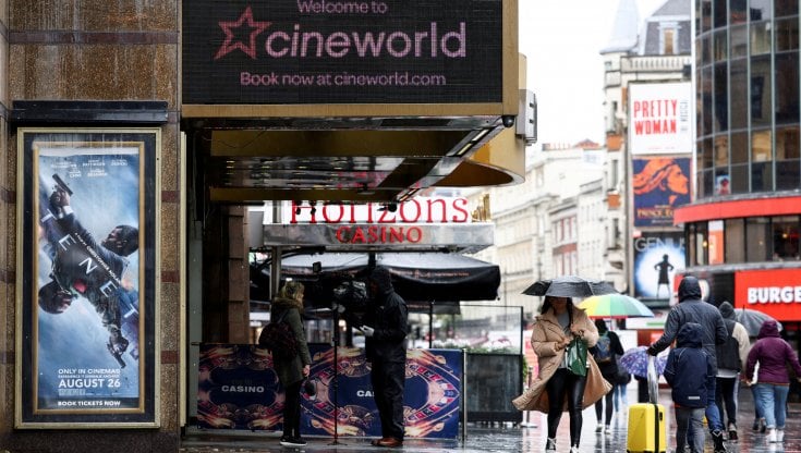 Leicester square a Londra, foto d'archivio