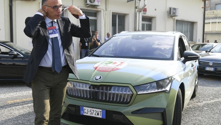 Il segretario del Pd Enrico Letta
