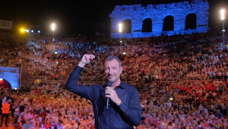 Gli anni passano, ma non per Amadeus e il suo pubblico