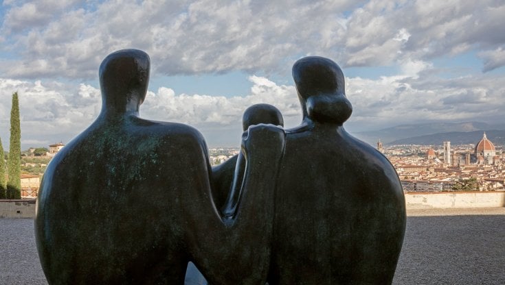 Family Group, Henry Moore - Sagrato dell&rsquo;Abbazia di San Miniato al  Monte