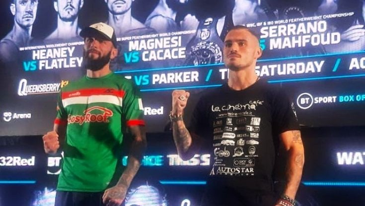 Magnesi e Cacace alla presentazione