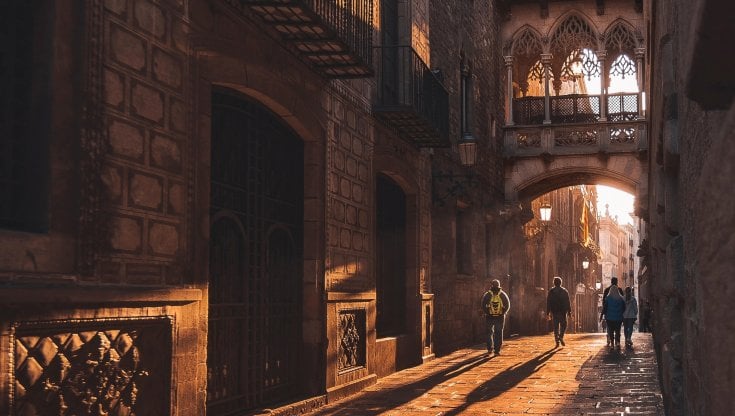 Il Barrio Gotico di Barcellona (Getty Images)