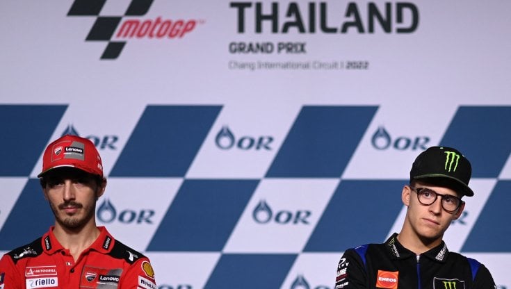 Pecco Bagnaia e Fabio Quartararo