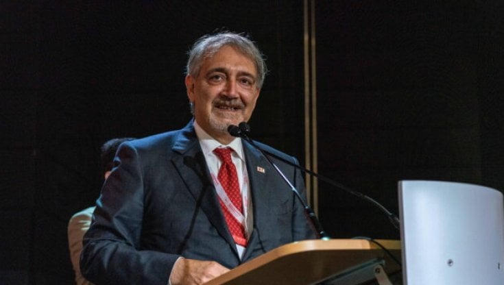 Il presidente della Croce rossa italiana, Francesco Rocca