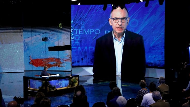 Enrico Letta a Che tempo che fa