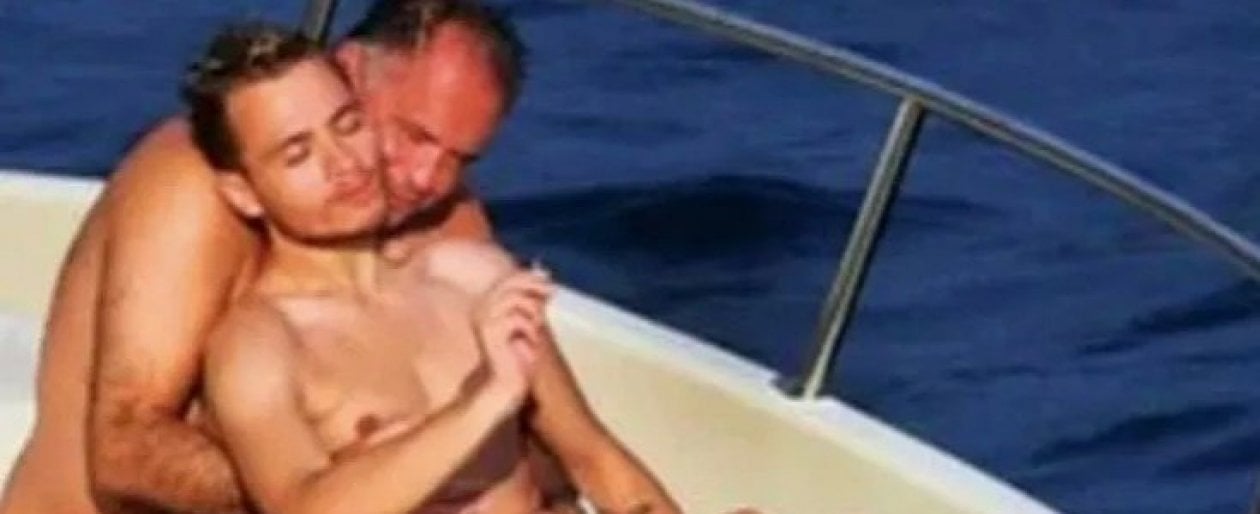 Alessandro Cecchi Paone con il fidanzato  Simone Antolini