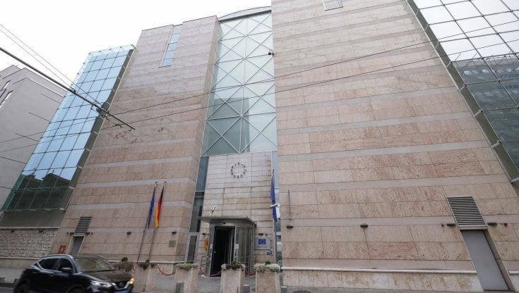 L'edificio della rappresentanza europea a Sarajevo