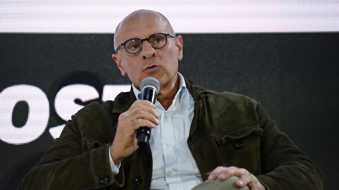 Il deputato di Fratelli d'Italia, Fabio Rampelli all' HuffingtonPost day