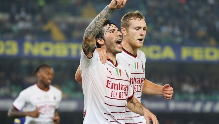 Verona-Milan 1-2: i rossoneri rischiano grosso, poi ci pensa Tonali