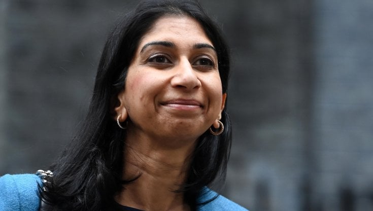 La ministra degli Interni britannica Suella Braverman