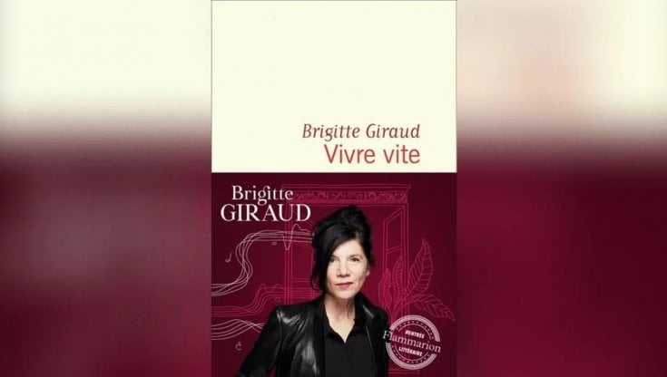 Brigitte Giraud sulla copertina del romanzo vincitrice del Goncourt