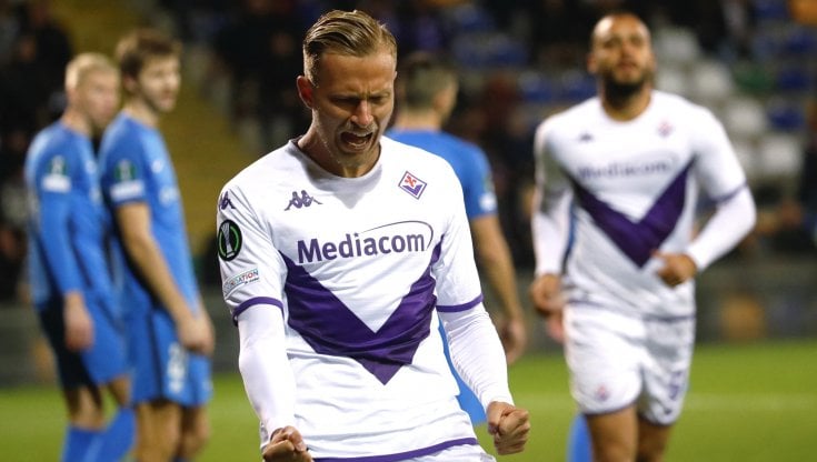 Barak esulta dopo il gol