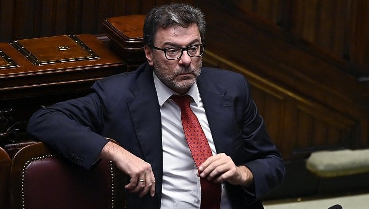Il ministro dell'Economia Giancarlo Giorgetti