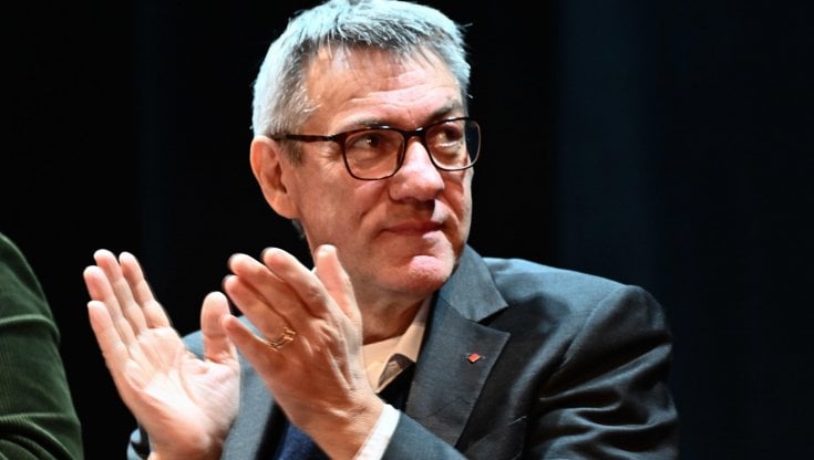 Il leader della Cgil, Maurizio Landini
