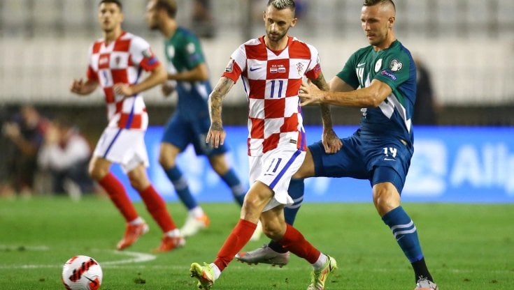 Marcelo Brozovic con la Croazia
