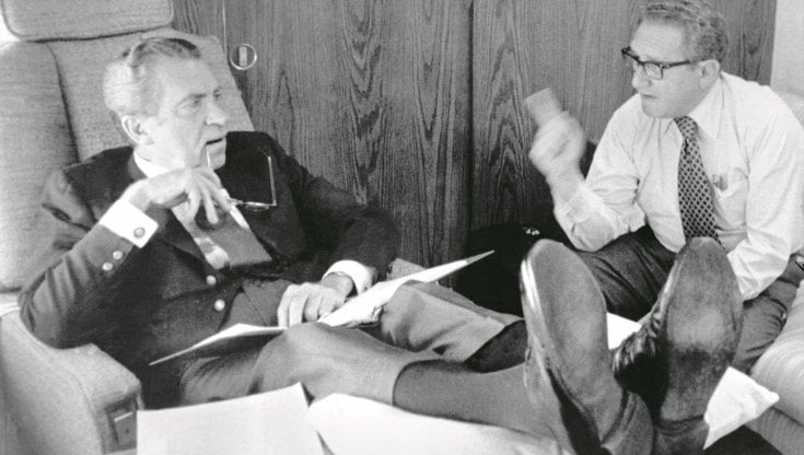 Henry Kissinger con Richard Nixon