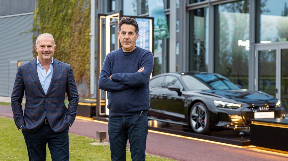 Fabrizio Longo, direttore Audi Italia e Riccardo Donadon, Founder H-Farm