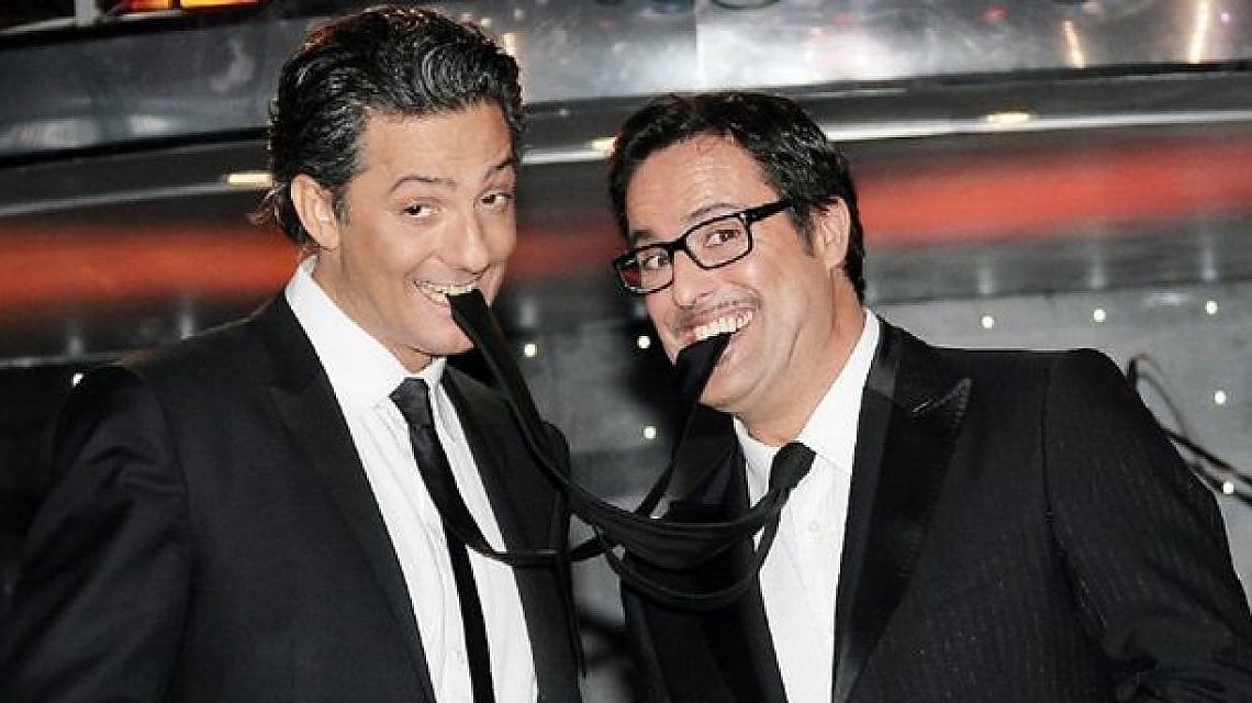 Marco Baldini con Fiorello