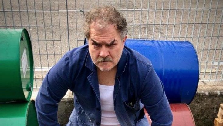 Andrea Pennacchi, "Il Pojana" nella trasmissione Propaganda Live su La7 (foto dal profilo Fb)