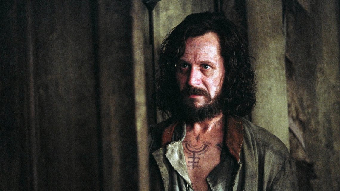 Gary Oldman nel ruolo di Sirius Black in 'Harry Potter e il prigioniero di Azkaban'
