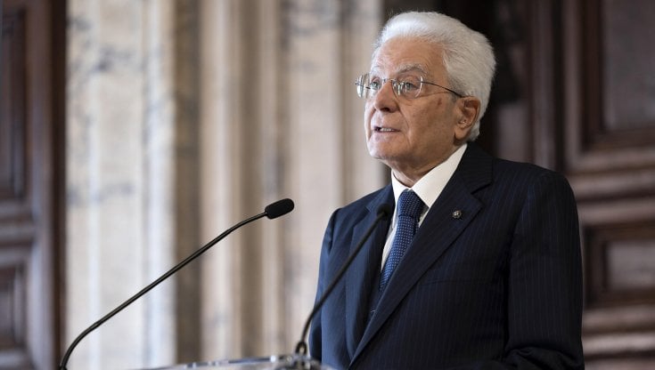 Il presidente Sergio Mattarella