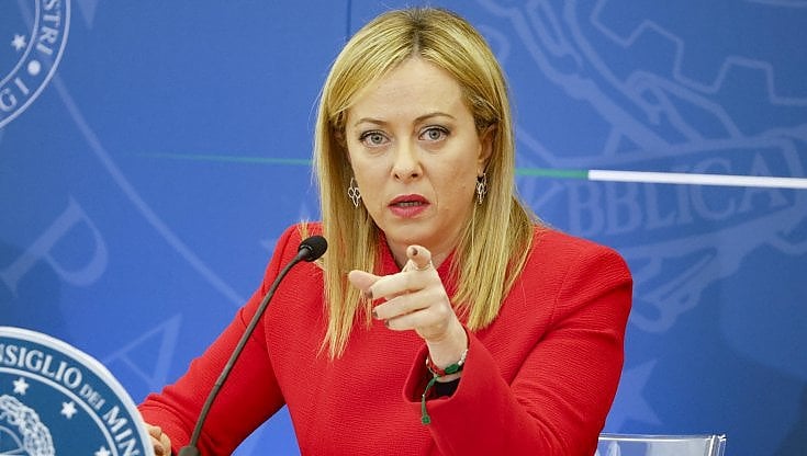 La premier Giorgia Meloni