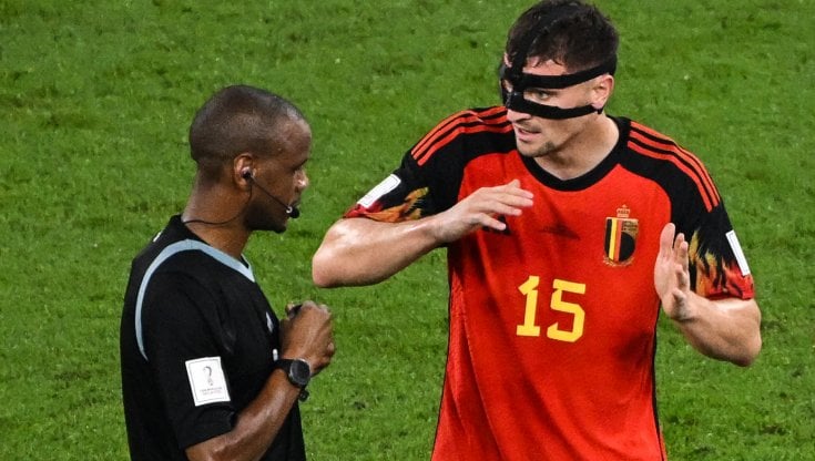 Belgio-Canada, l'errore clamoroso dell'arbitro