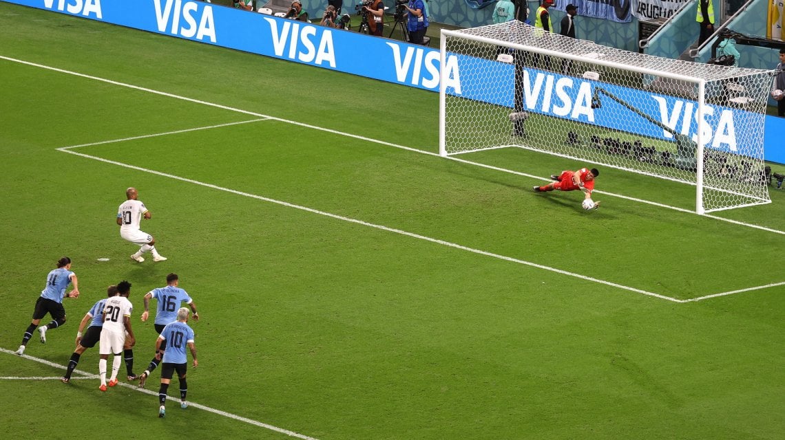 Rochet para il rigore di Jordan Ayew