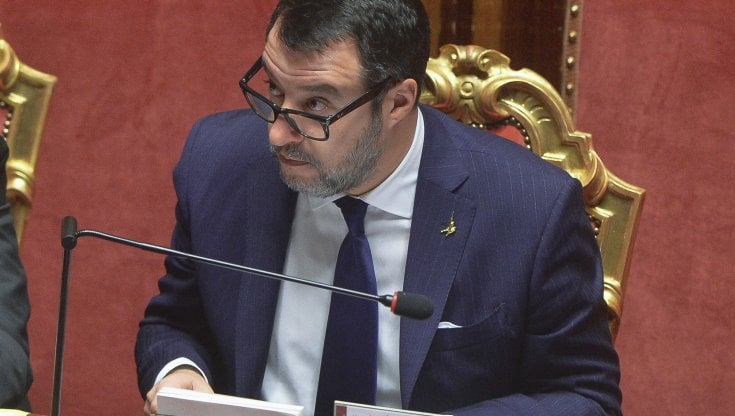 Il ministro delle Infrastrutture Matteo Salvini