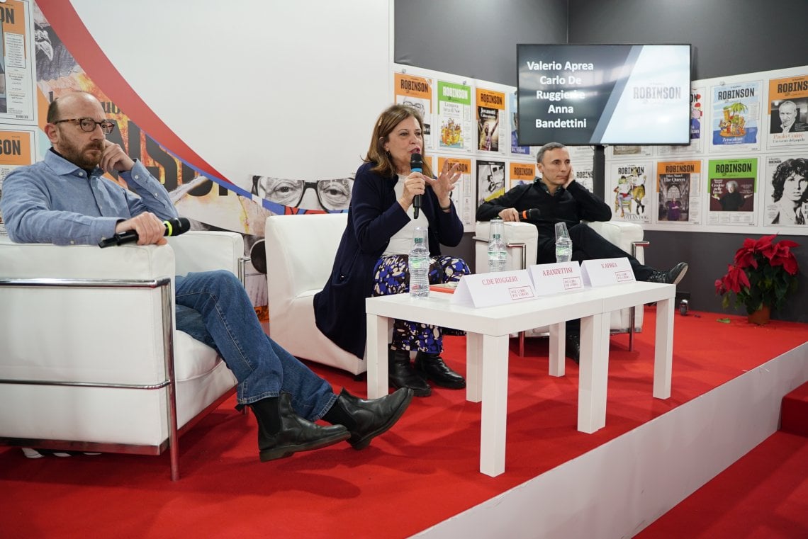 Da sinistra, Carlo De Ruggieri, Anna Bandettini, Valerio Aprea