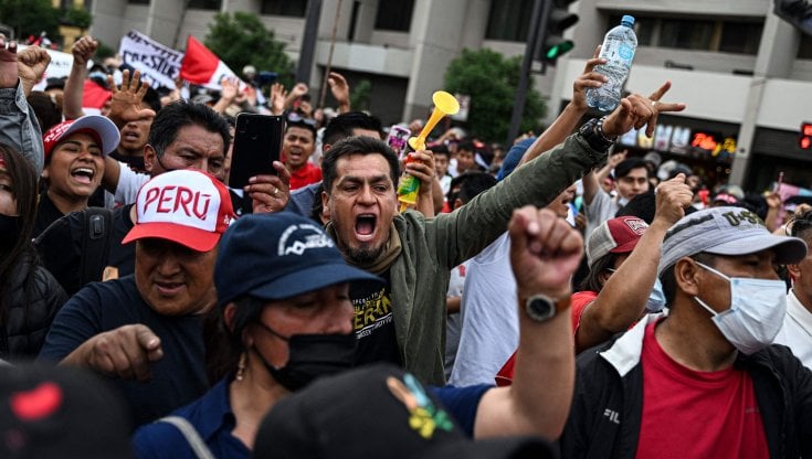 Supporter di Pedro Castillo&nbsp;