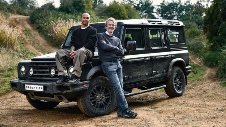 Lewis Hamilton con Jim Ratcliffe