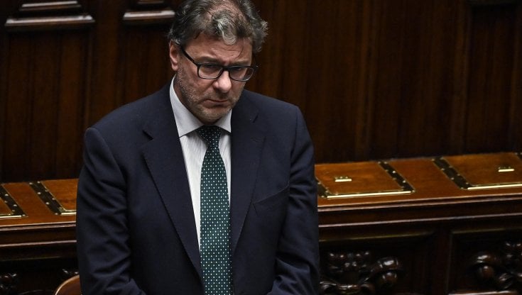 Il ministro dell'Economia Giancarlo Giorgetti