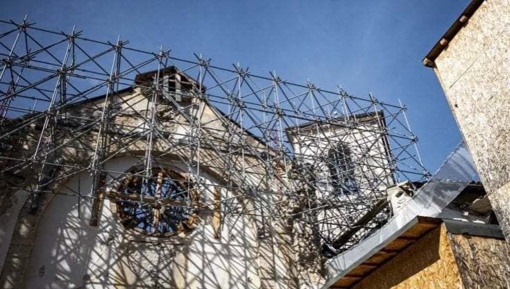 Norcia, aperto al pubblico il cantiere della Basilica di San Benedetto