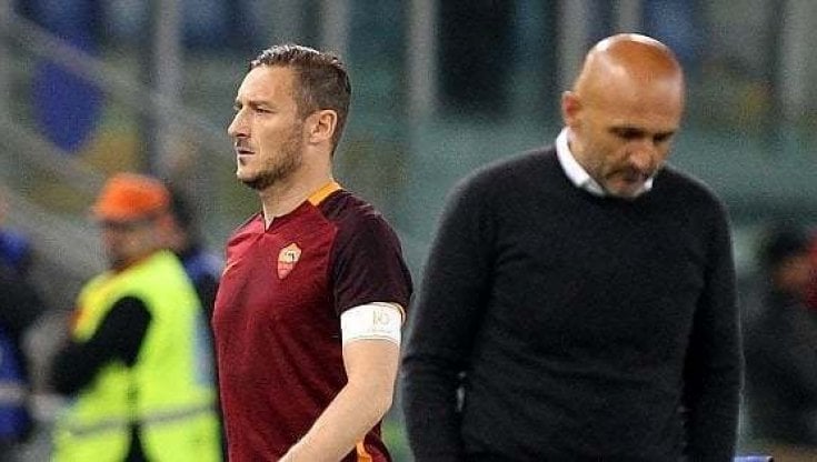 Totti e Spalletti ai tempi del grande gelo tra i due