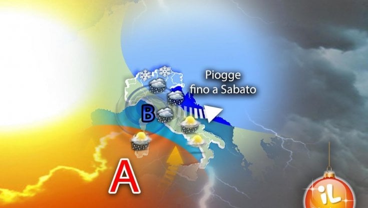 Previsioni meteo, piogge fino a sabato, nel weekend torna il bel tempo