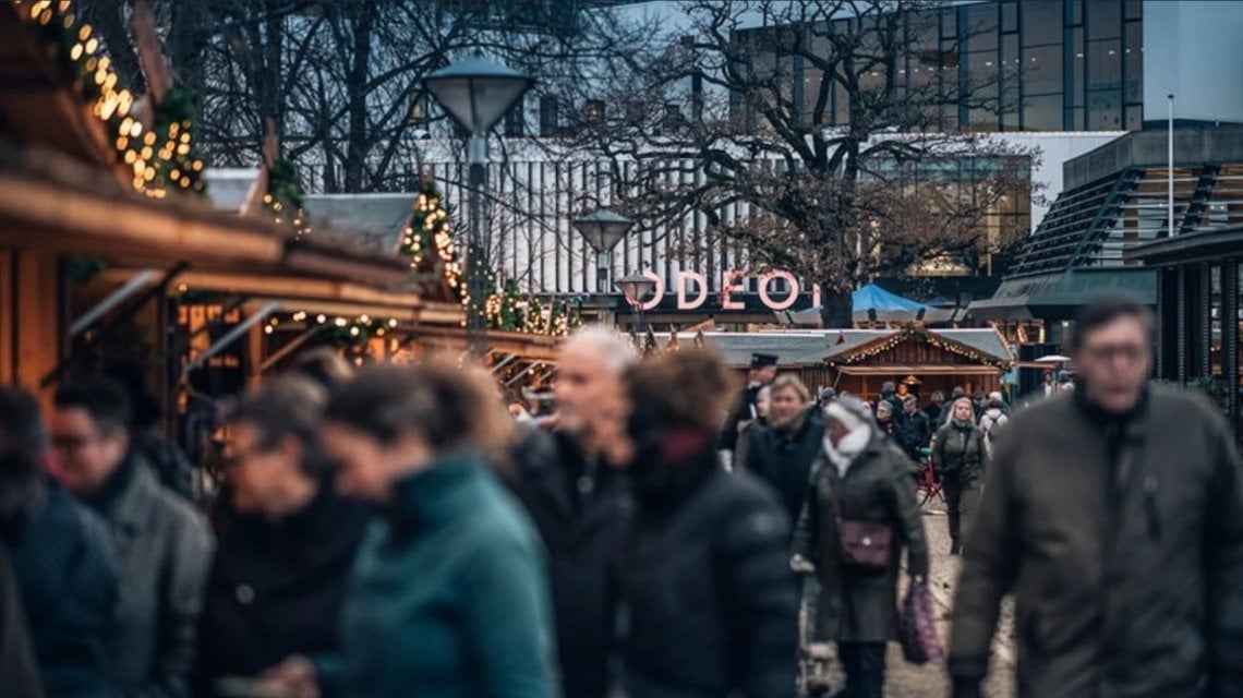 Il mercatino dedicato a Andersen a Odense. Foto: Andreas Bastiansen