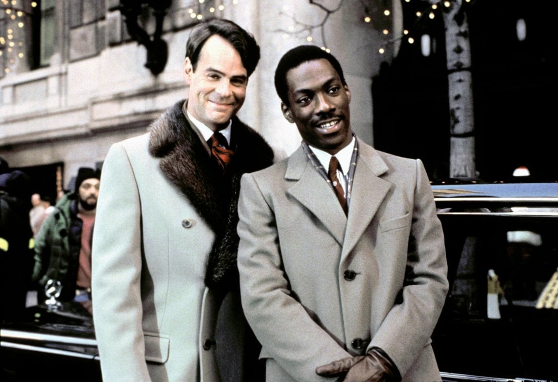 Eddie Murphy con Dan Aykroyd in 'Una poltrona per due' (1984)