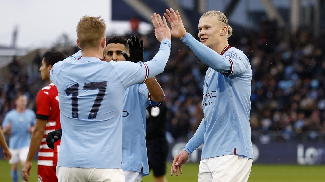 Haaland, De Bruyne e Mahrez