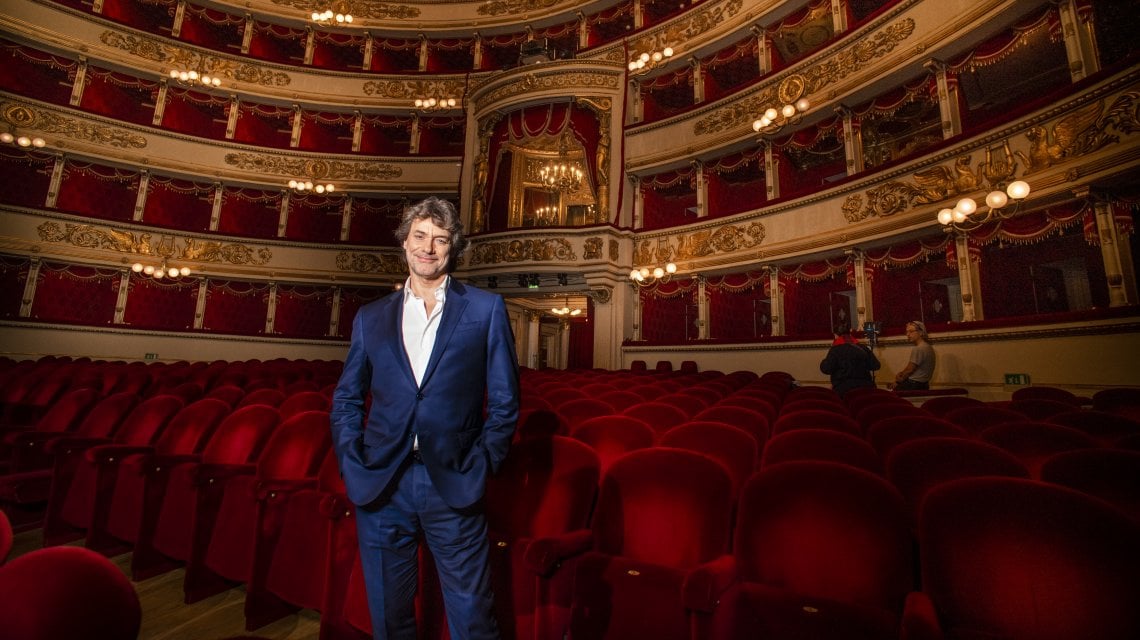 Alberto Angela nella platea della Scala