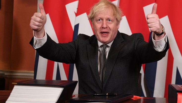 L&rsquo;ex premier britannico Boris Johnson, fra i pi&ugrave; convinti sostenitori della Brexit (Getty Images)