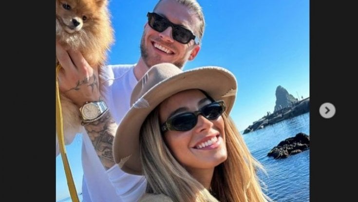 Diletta Leotta e Loris Karius