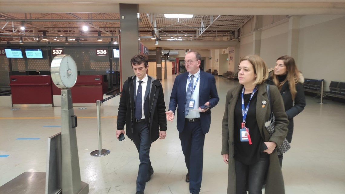 Il viceministro Bignami a Fiumicino