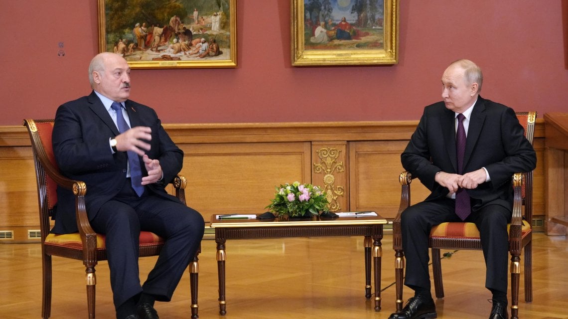 &nbsp;Vladimir Putin e Aleksandr Lukashenko