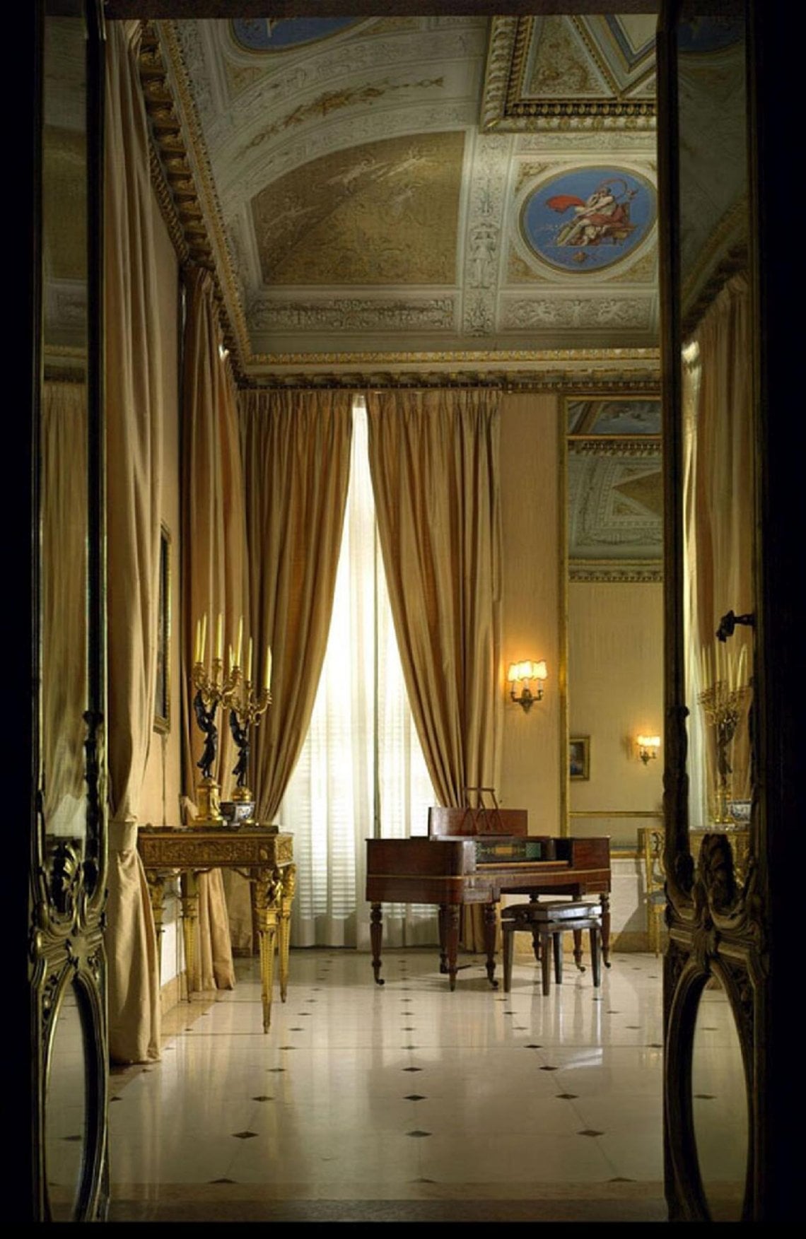 La Sala della musica (foto dal sito del Quirinale)